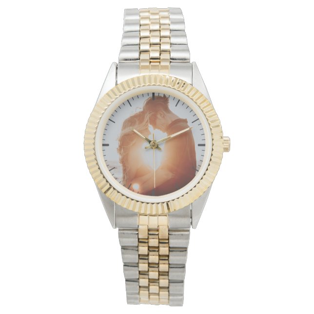 Creëer Uw eigen aangepaste foto Horloge (Voorkant)