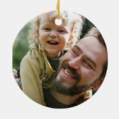 Creëer Uw eigen aangepaste foto Keramisch Ornament (Achterkant)