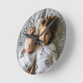 Creëer Uw eigen aangepaste foto Modern Ronde Klok (Hoek)