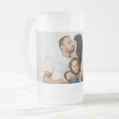 Creëer Uw eigen aangepaste foto op maat Matglas Bierpul (Voorkant links)