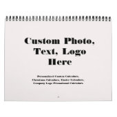 Creëer uw eigen aangepaste foto speelse partij kalender (Hoes)