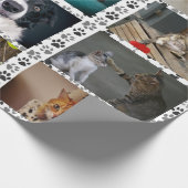 Creëer Uw Eigen Aangepaste Foto van het Huisdier K Cadeaupapier (Hoek)