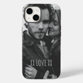 Creëer Uw eigen aangepaste fotoliefdestekst Case-Mate iPhone Case (Achterkant)