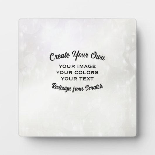 Creëer Uw eigen aangepaste  Fotoplaat (Voorkant)