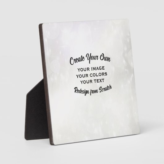 Creëer Uw eigen aangepaste  Fotoplaat (Voorkant)