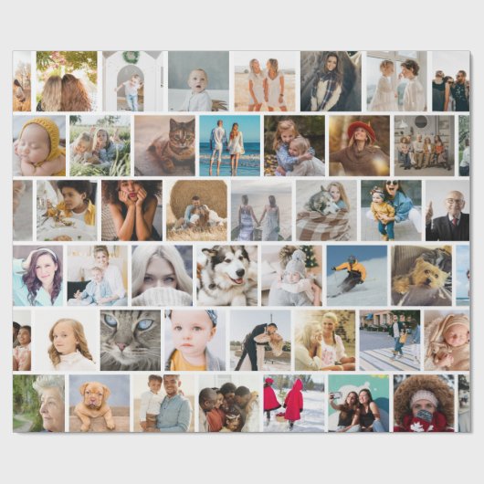 Creëer Uw eigen aangepaste fotoraster Cadeaupapier (Vlak)