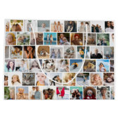 Creëer Uw eigen aangepaste fotoraster Groot Cadeauzakje (Achterkant)