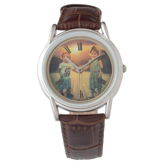 Creëer Uw eigen aangepaste fotoserie Horloge (Voorkant)