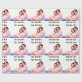 Creëer Uw eigen aangepaste fototekst Cadeaupapier (Vlak)