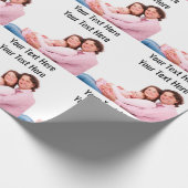 Creëer Uw eigen aangepaste fototekst Cadeaupapier (Hoek)