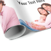 Creëer Uw eigen aangepaste fototekst Cadeaupapier (Rol Hoek)