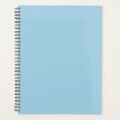 Creëer Uw Eigen Aangepaste Gepersonaliseerde Blauw Planner (Voorkant)
