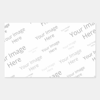 Creëer uw eigen aangepaste glanzend rechthoekige s rechthoekige sticker