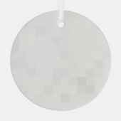 Creëer Uw eigen aangepaste  Glas Ornament (Achterkant)
