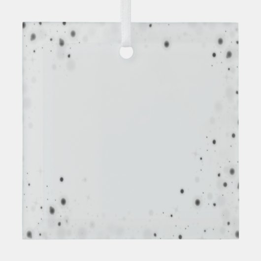 Creëer Uw eigen aangepaste  Glas Ornament (Voorkant)