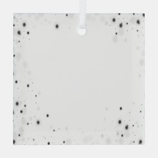 Creëer Uw eigen aangepaste  Glas Ornament (Achterkant)