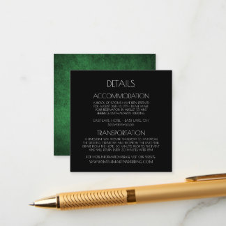 Creëer uw eigen aangepaste groene grunge informatiekaartje