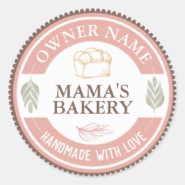 Creëer uw eigen aangepaste handleiding met liefdes ronde sticker