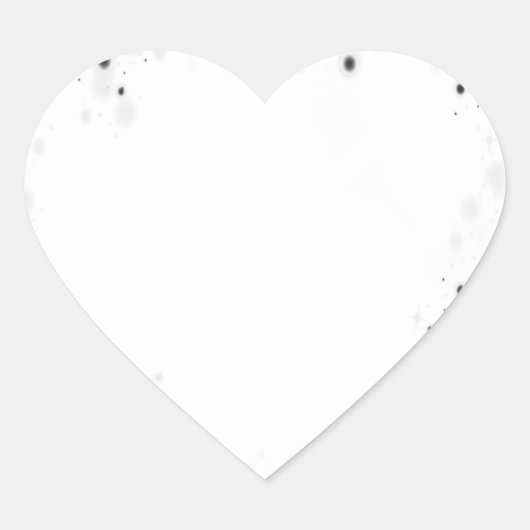 Creëer Uw eigen aangepaste  Hart Sticker (Voorkant)