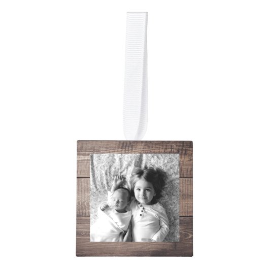 Creëer Uw eigen aangepaste houtfamilie Ornament (Voorkant)