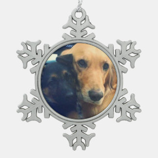 Creëer uw eigen aangepaste huisstijl tin sneeuwvlok ornament