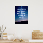 Creëer Uw eigen aangepaste Inspirerend offerte Pos Poster (Keuken)
