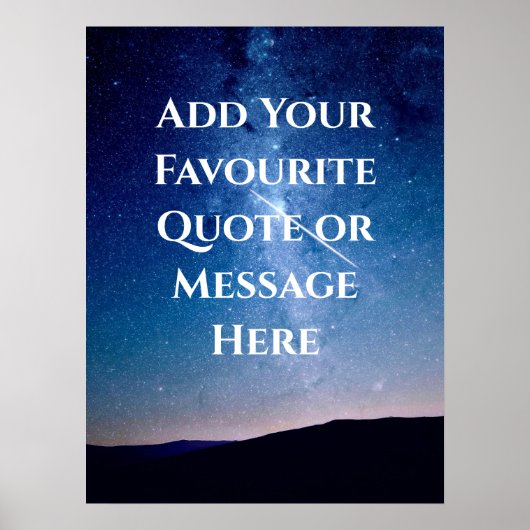Creëer Uw eigen aangepaste Inspirerend offerte Pos Poster (Voorkant)