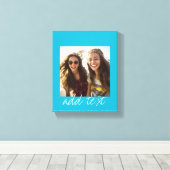 Creëer uw eigen aangepaste installatrakunst canvas afdruk (Insitu (Houten vloer))