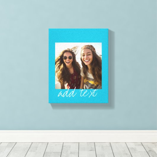 Creëer uw eigen aangepaste installatrakunst canvas afdruk (Insitu (Houten vloer))