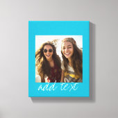 Creëer uw eigen aangepaste installatrakunst canvas afdruk (Voorkant)