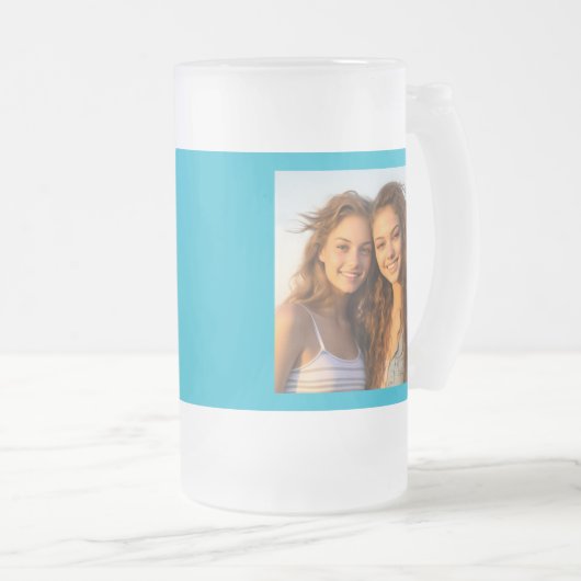 Creëer uw eigen aangepaste installatrakunst matglas bierpul (Voorkant rechts)