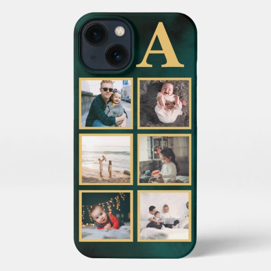 Creëer Uw eigen aangepaste iPhone Family Fotocolla iPhone Hoesje (Achterkant)