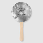 Creëer Uw eigen aangepaste kleur/ontwerp Handwaaier (Voorkant)