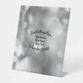 Creëer Uw eigen aangepaste kleur/ontwerp Reclamebord Met Voetstuk (Voorkant)