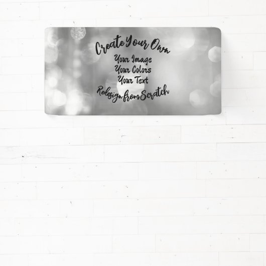 Creëer Uw eigen aangepaste kleur/ontwerp Spandoek (Insitu)