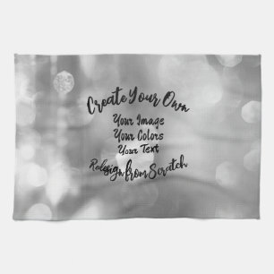 Creëer Uw eigen aangepaste kleur/ontwerp Theedoek