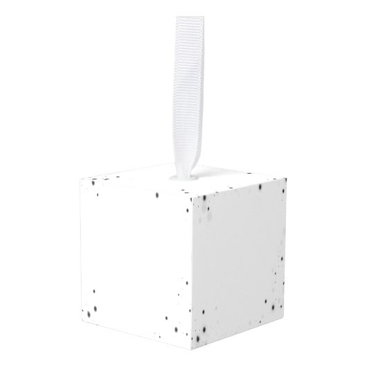 Creëer Uw eigen aangepaste  Kubus Ornament (Voorkant hoekig)