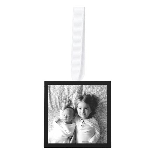 Creëer Uw eigen aangepaste legant Classy-serie Fot Ornament (Voorkant)