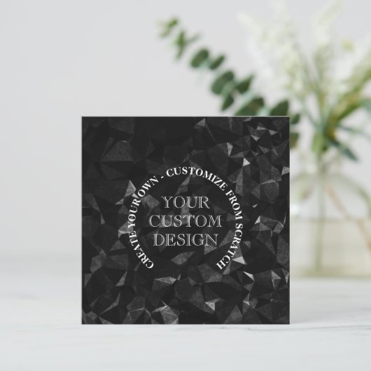 Creëer Uw eigen aangepaste Logo/ontwerpKaart (Staand voorkant)