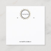 Creëer uw eigen, aangepaste Logo-weergavekaart Vierkante Visitekaartje (Voorkant)