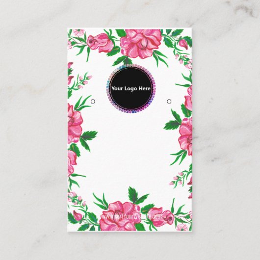 Creëer uw eigen, aangepaste Logo-weergavekaart Visitekaartje (Voorkant)