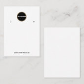 Creëer uw eigen, aangepaste Logo-weergavekaart Visitekaartje (Voorkant / Achterkant)