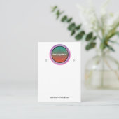 Creëer uw eigen, aangepaste Logo-weergavekaart Visitekaartje (Staand voorkant)