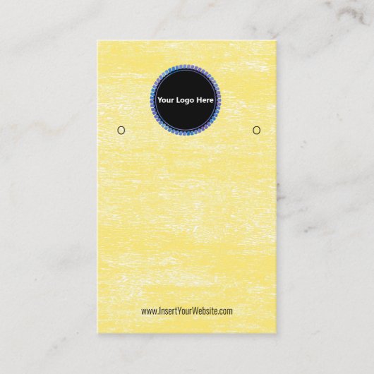 Creëer uw eigen, aangepaste Logo-weergavekaart Visitekaartje (Voorkant)