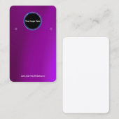 Creëer uw eigen, aangepaste Logo-weergavekaart Visitekaartje (Voorkant / Achterkant)