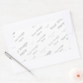 Creëer uw eigen aangepaste matchrechtovenaarsticke rechthoekige sticker (Envelop)