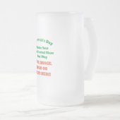 Creëer Uw eigen aangepaste  Matglas Bierpul (Voorkant rechts)