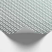 Creëer uw eigen aangepaste merkvisgraat cadeaupapier (Hoek)