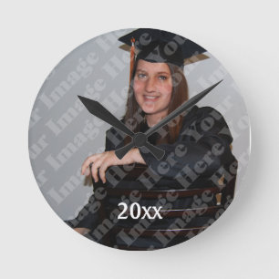 Creëer Uw eigen aangepaste middelgrote ronde wandk Ronde Klok