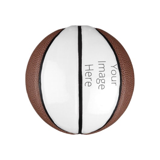 Creëer Uw eigen aangepaste mini-honkbal Mini Basketbal (Verticaal)